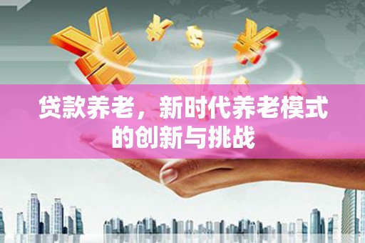 江岸贷款养老，新时代养老模式的创新与挑战