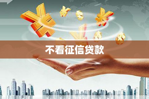 江岸不看征信贷款
