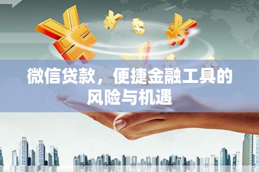 江岸微信贷款，便捷金融工具的风险与机遇