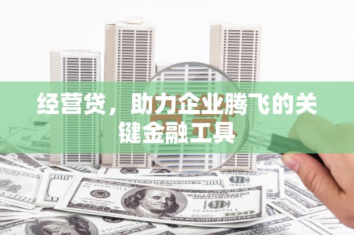 江岸经营贷，助力企业腾飞的关键金融工具