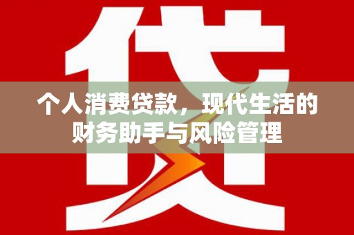 江岸个人消费贷款，现代生活的财务助手与风险管理