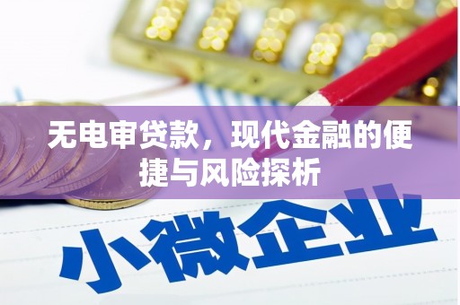 江岸无电审贷款，现代金融的便捷与风险探析