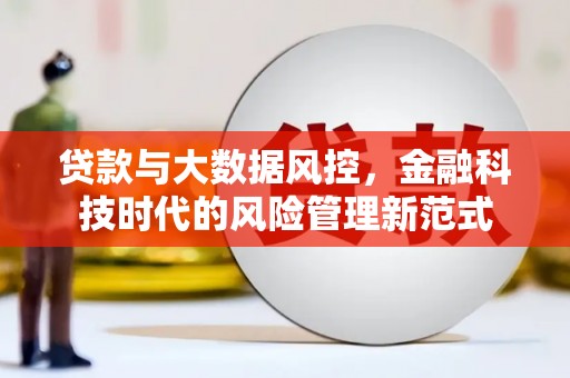 江岸贷款与大数据风控，金融科技时代的风险管理新范式