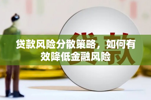 江岸贷款风险分散策略，如何有效降低金融风险