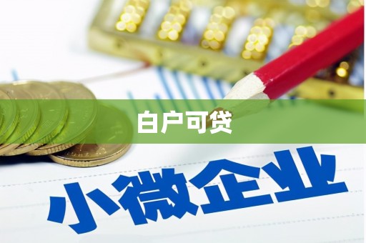 江岸白户可贷
