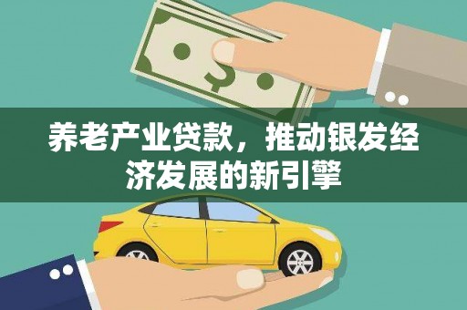 江岸养老产业贷款，推动银发经济发展的新引擎