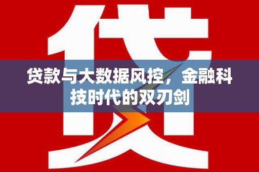 江岸贷款与大数据风控，金融科技时代的双刃剑