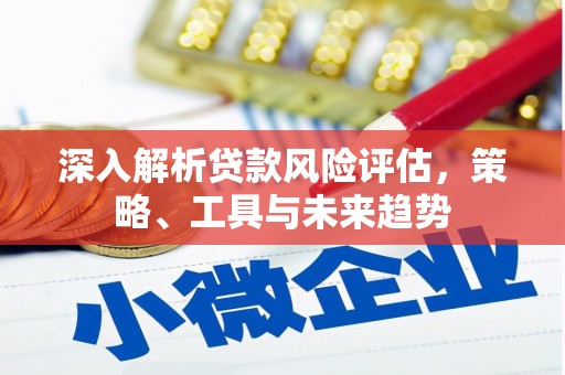 江岸深入解析贷款风险评估，策略、工具与未来趋势