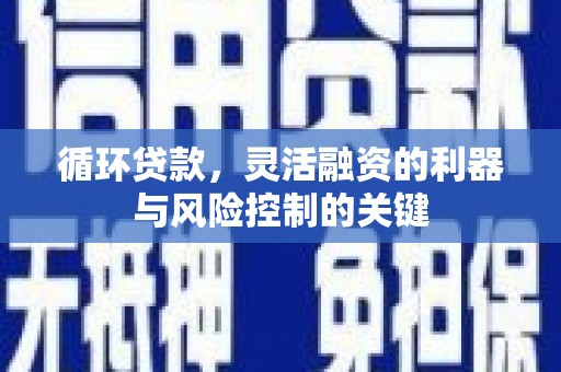 江岸循环贷款，灵活融资的利器与风险控制的关键