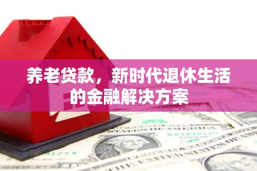 江岸养老贷款，新时代退休生活的金融解决方案