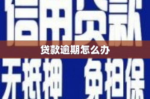 江岸贷款逾期怎么办