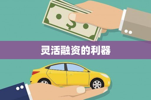 江岸灵活融资的利器